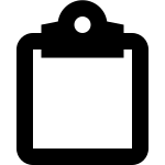 Clipboard SVG Icon